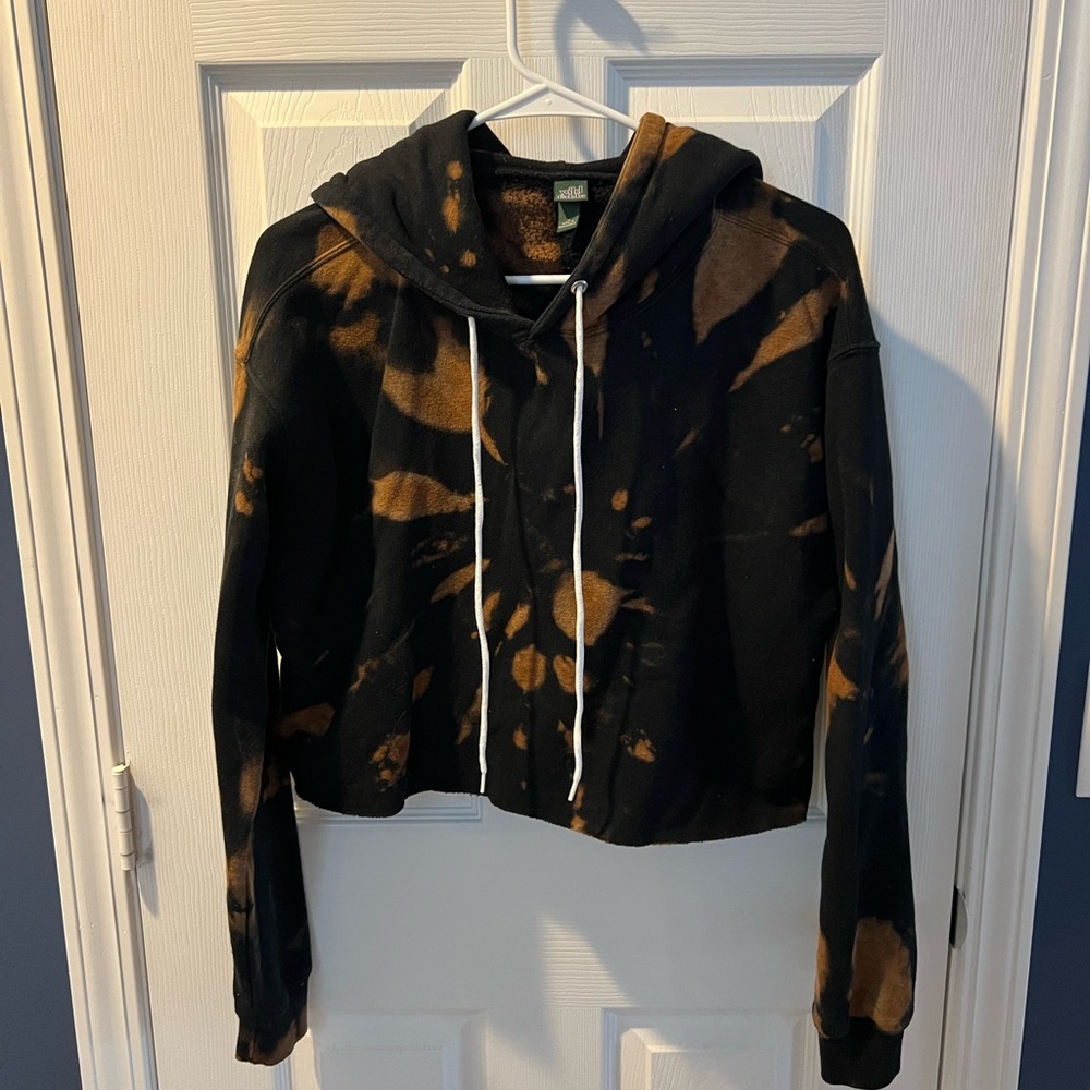 Wild Fable Black tie-dye Hooded sweatshirt